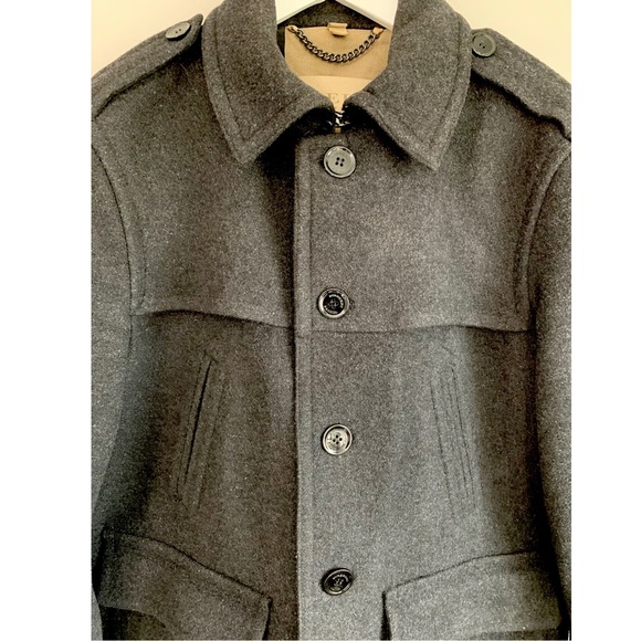 Mens Burberry Brit Wool Jacket - Picture 2 of 14